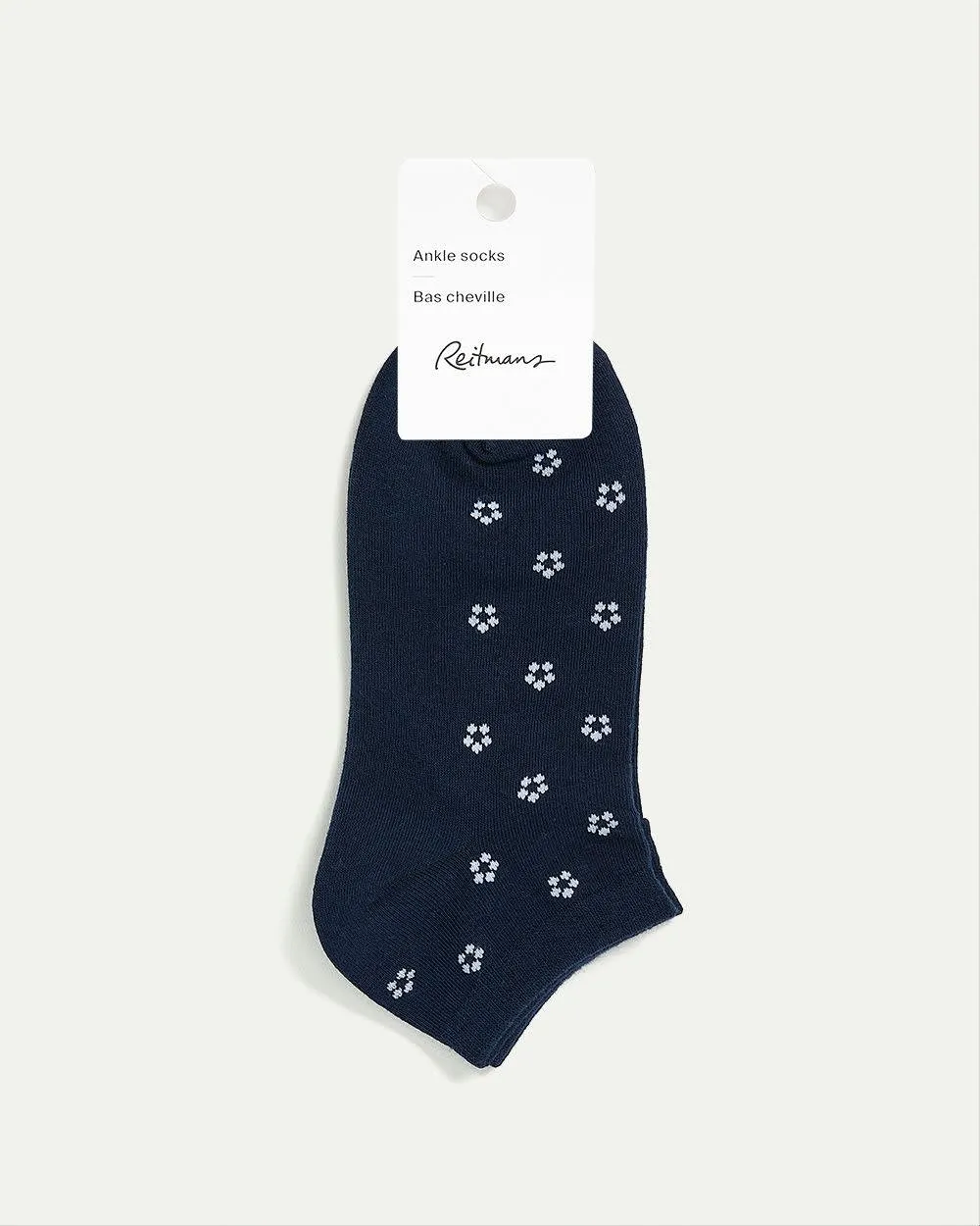 Cotton Anklet Socks with Dotted Flowers sold by Reitmans product image thumbnail 2