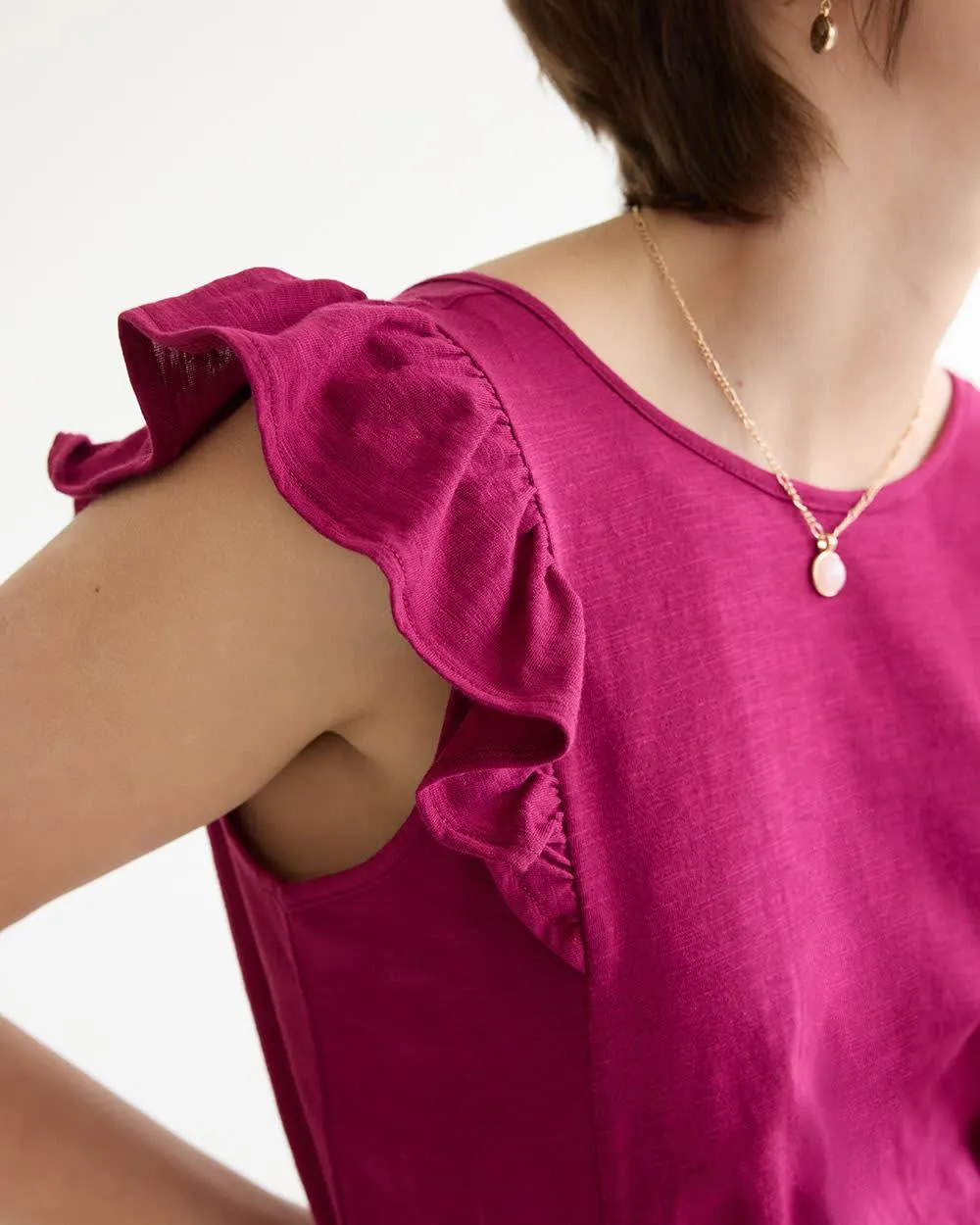 Sleeveless Tiered Dress with Ruffled Details sold by Reitmans product image thumbnail 4