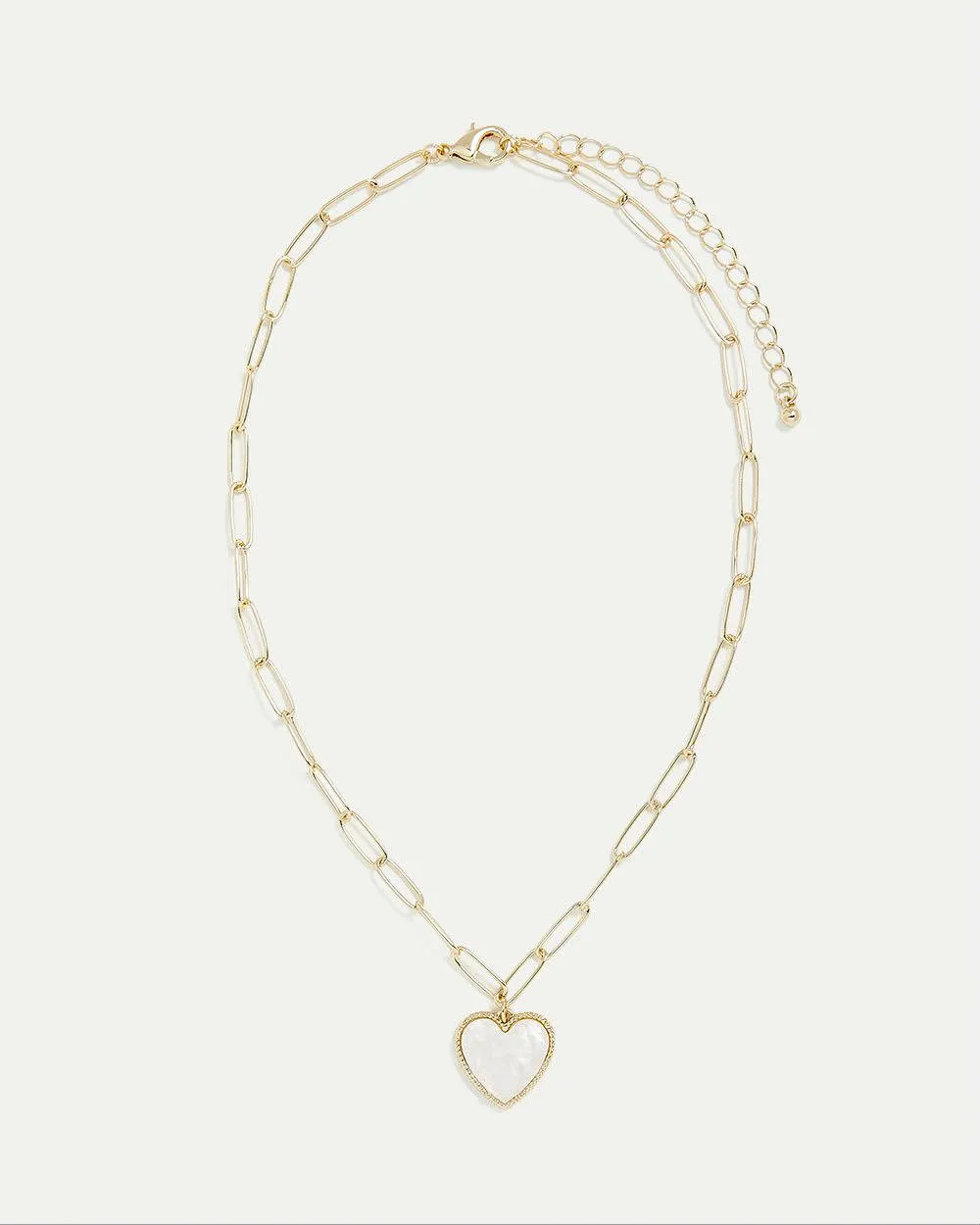 Short Necklace with Heart Pendant sold by Reitmans product image thumbnail 2