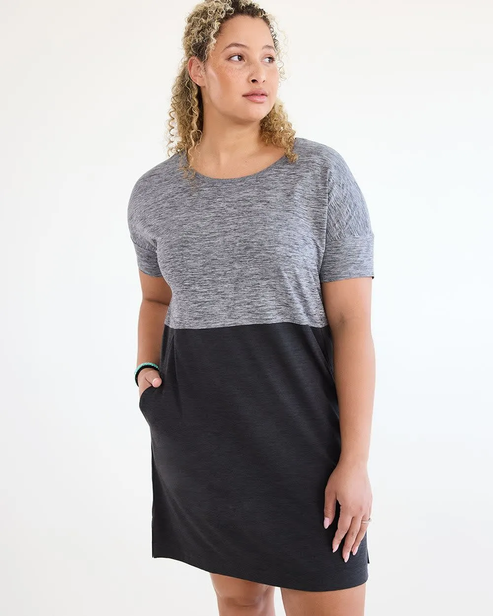 UPF 50 Short-Sleeve Dress - Dry Lux Hyba sold by Reitmans