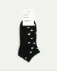 Cotton Anklet Socks with Hearts sold by Reitmans