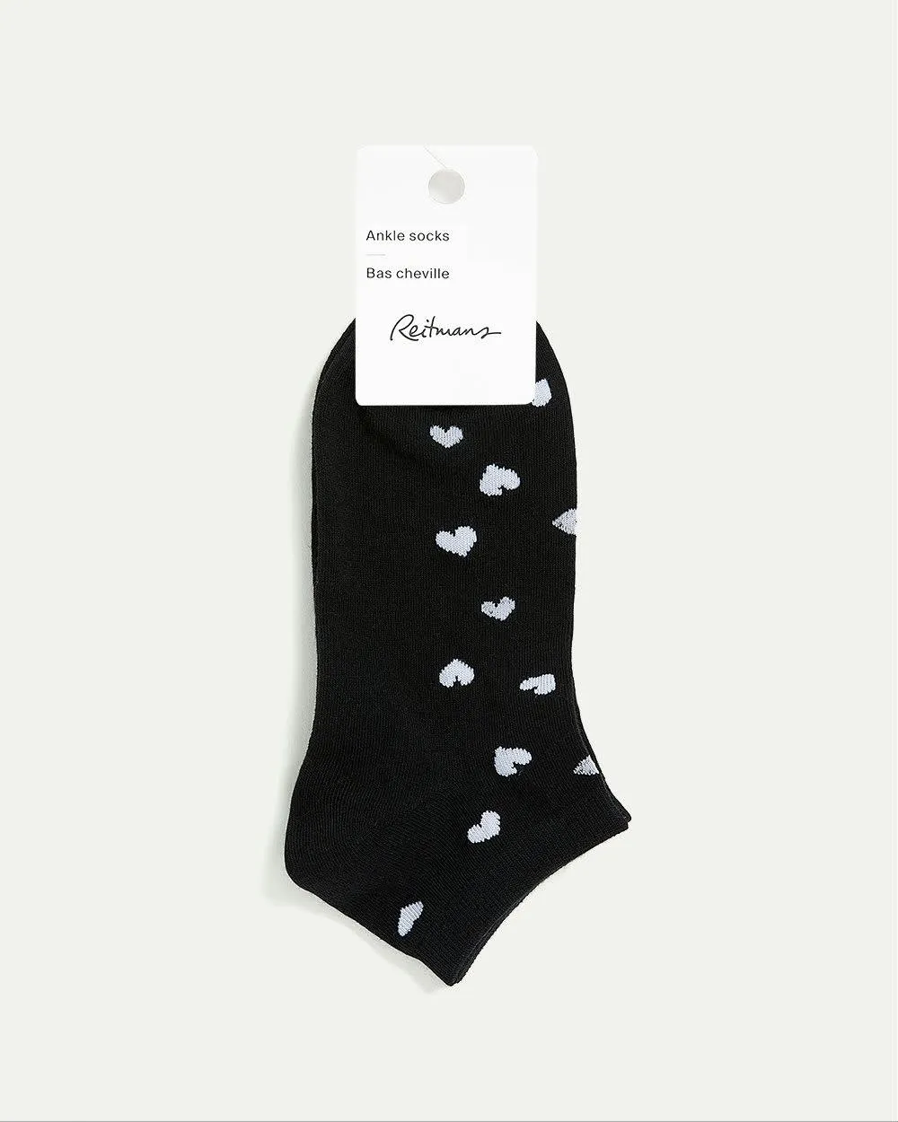Cotton Anklet Socks with Hearts sold by Reitmans product image thumbnail 2