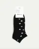 Cotton Anklet Socks with Hearts sold by Reitmans