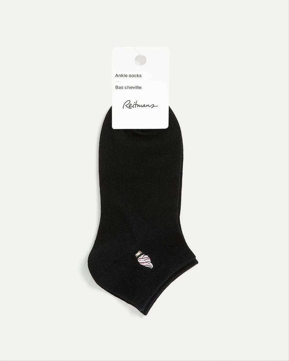 Cotton Anklet Socks with Ice Cream Cone at Hem sold by Reitmans product image thumbnail 2
