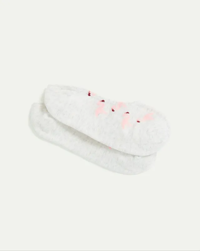 No-Show Cotton Socks with Flamingos sold by Reitmans
