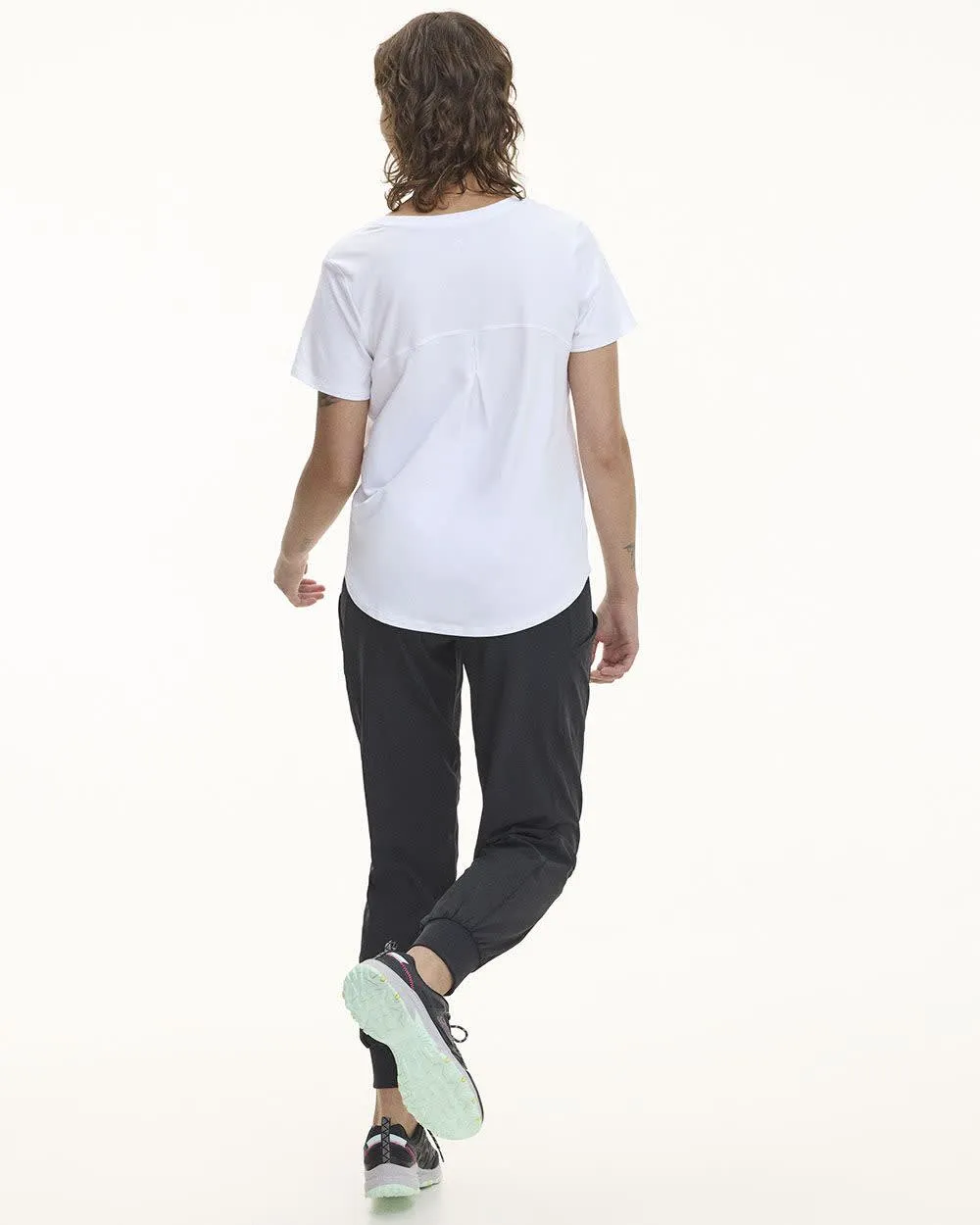 Short-Sleeve Crew-Neck Tee - Dry Lux Hyba Essentials sold by Reitmans product image thumbnail 2