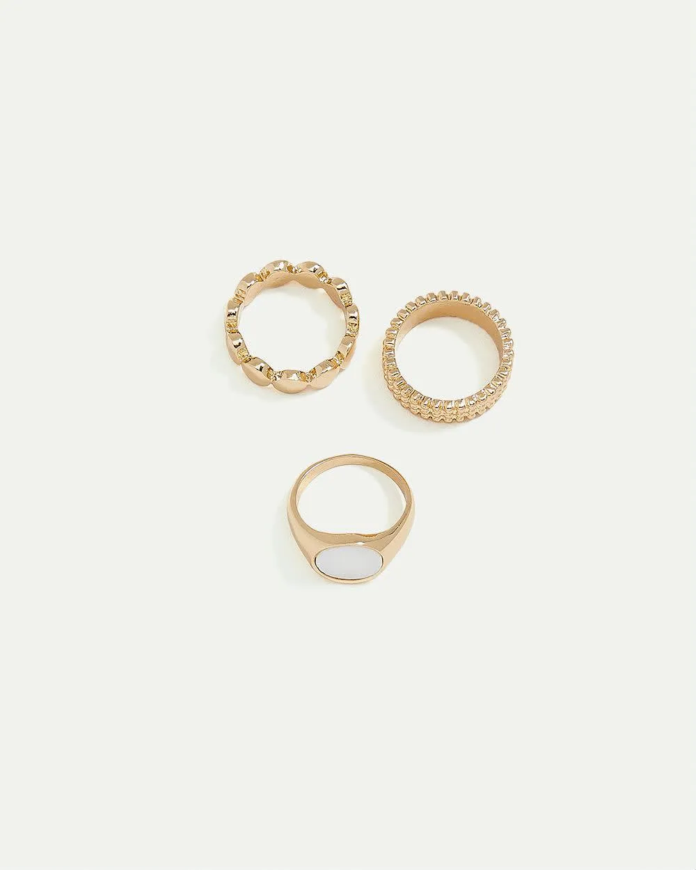 Large Rings - Set of 3 sold by Reitmans product image thumbnail 3