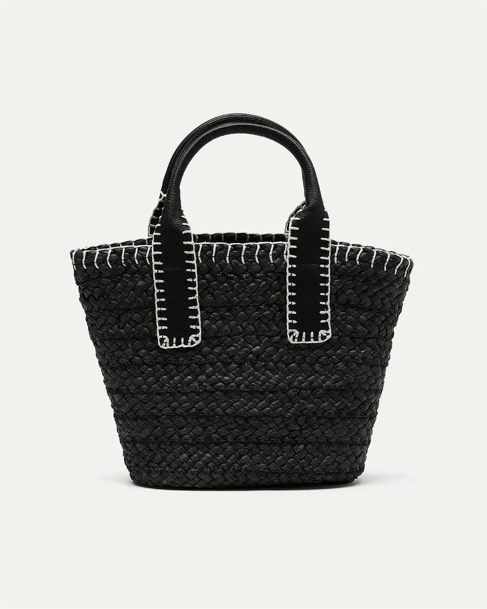 Straw Bag with Contrast Stitches sold by Reitmans