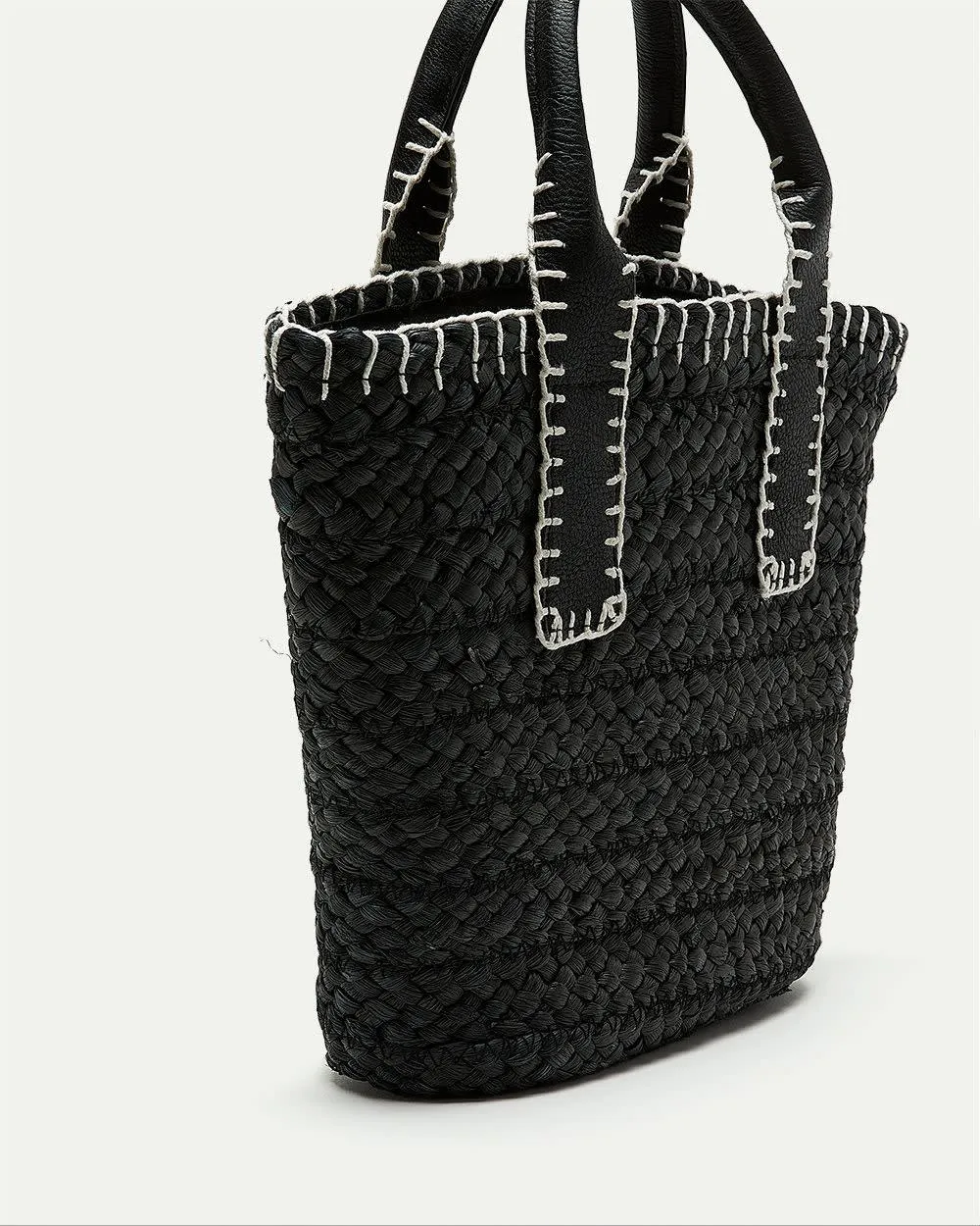 Straw Bag with Contrast Stitches sold by Reitmans product image thumbnail 3