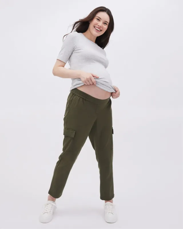 Short-Sleeve Crew-Neck Top - Thyme Maternity sold by Reitmans