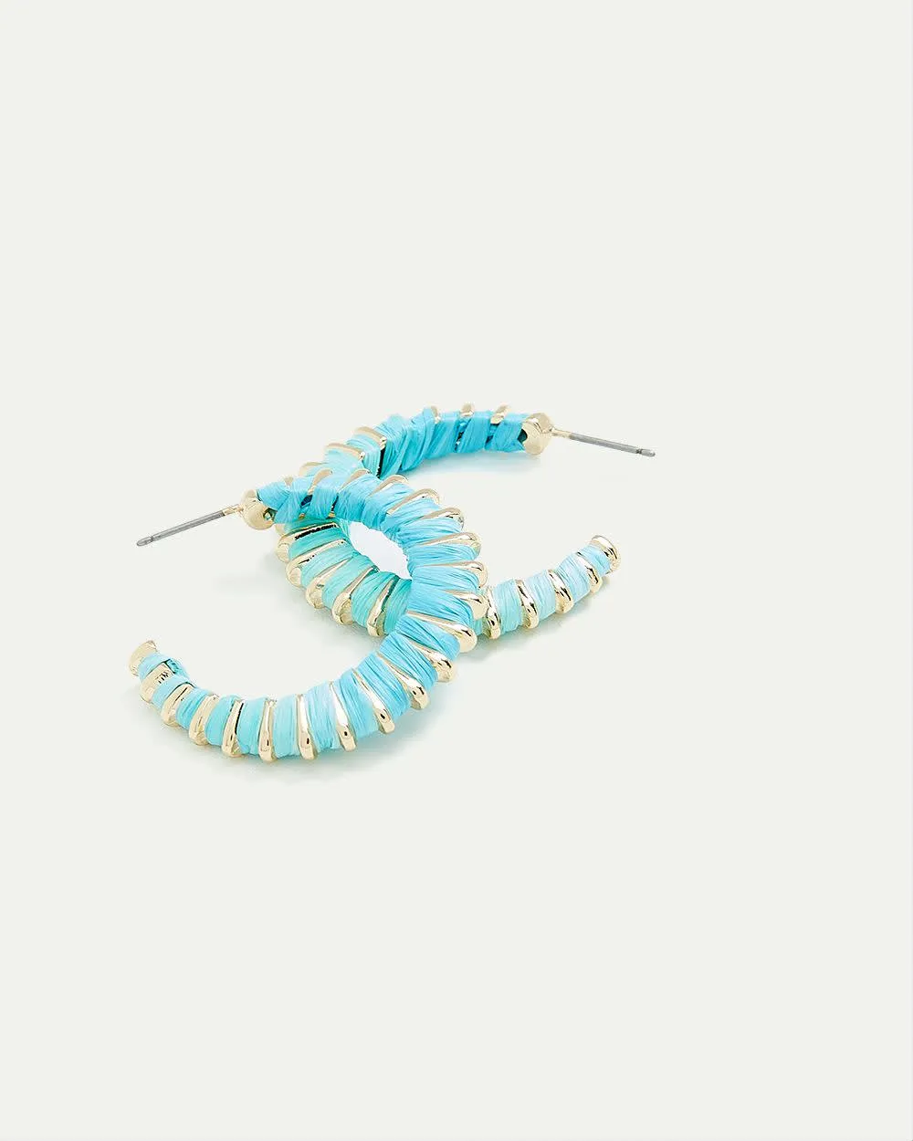 Woven Open Hoops sold by Reitmans