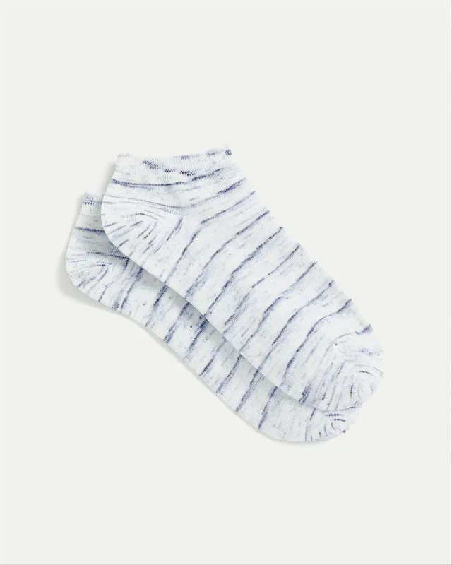 Cotton Anklet Socks with Stripes sold by Reitmans