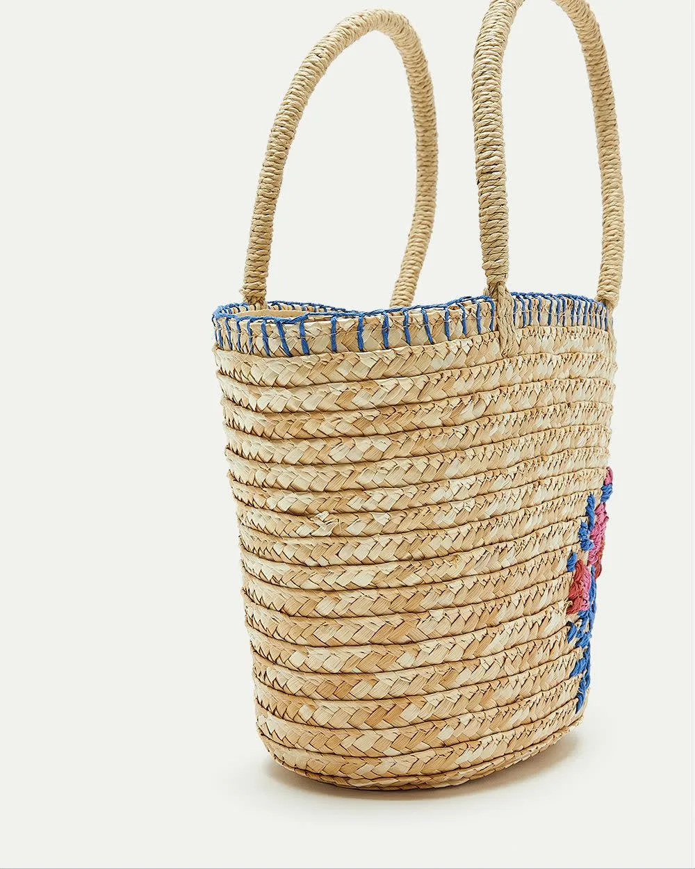 Embroidered Straw Basket Bag sold by Reitmans product image thumbnail 3
