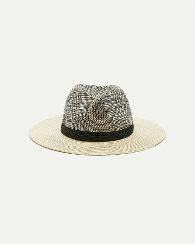 Straw Fedora Hat sold by Reitmans