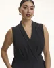 Straight-Leg Sleeveless Jumpsuit with Wrap Front sold by Reitmans
