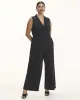 Straight-Leg Sleeveless Jumpsuit with Wrap Front sold by Reitmans
