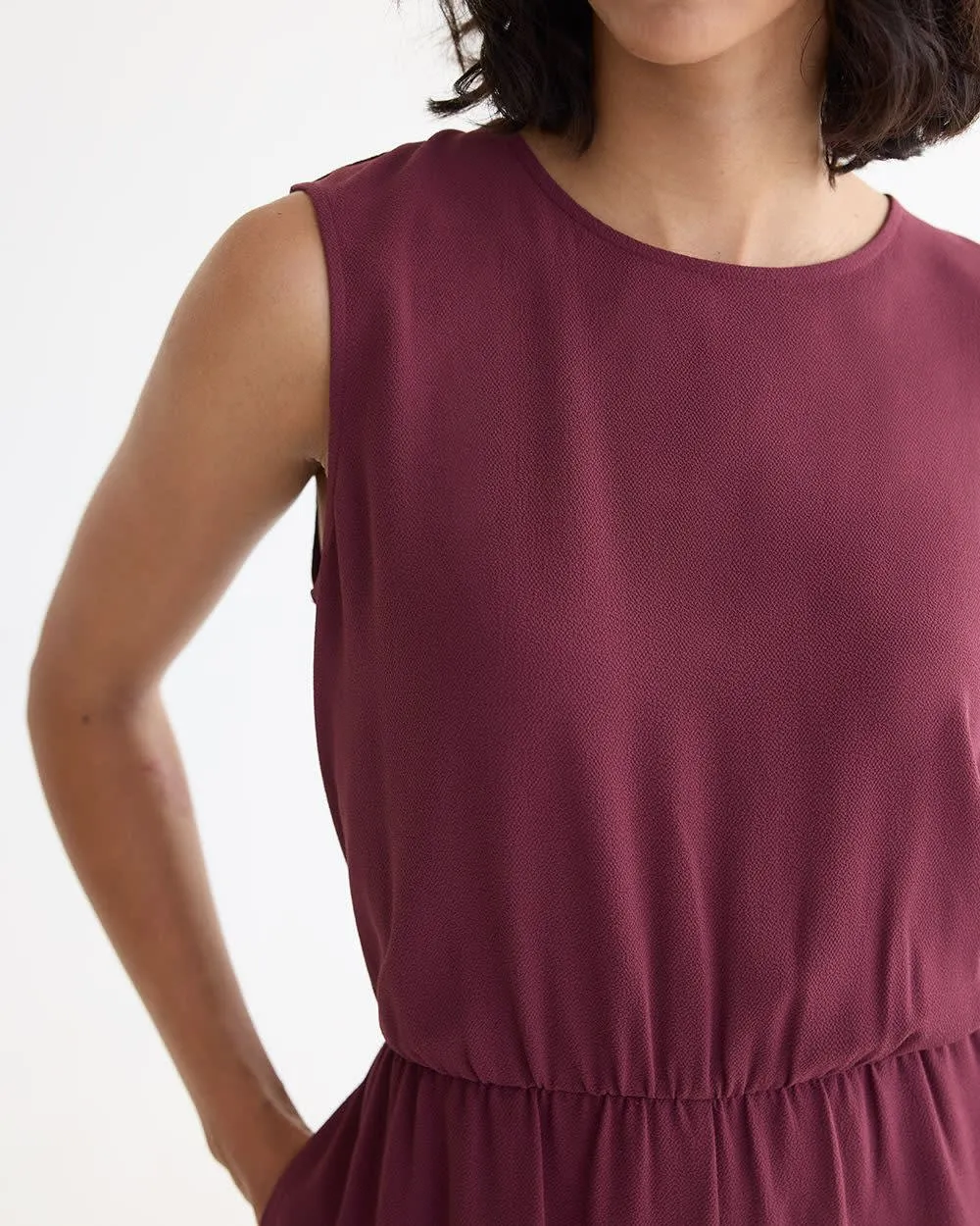 Straight-Leg Sleeveless Jumpsuit with Wrap Back sold by Reitmans product image thumbnail 4