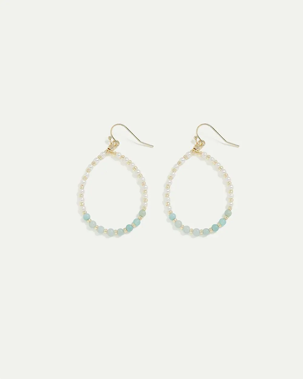 Earrings with Pearly Drop Oval Pendants sold by Reitmans product image thumbnail 4