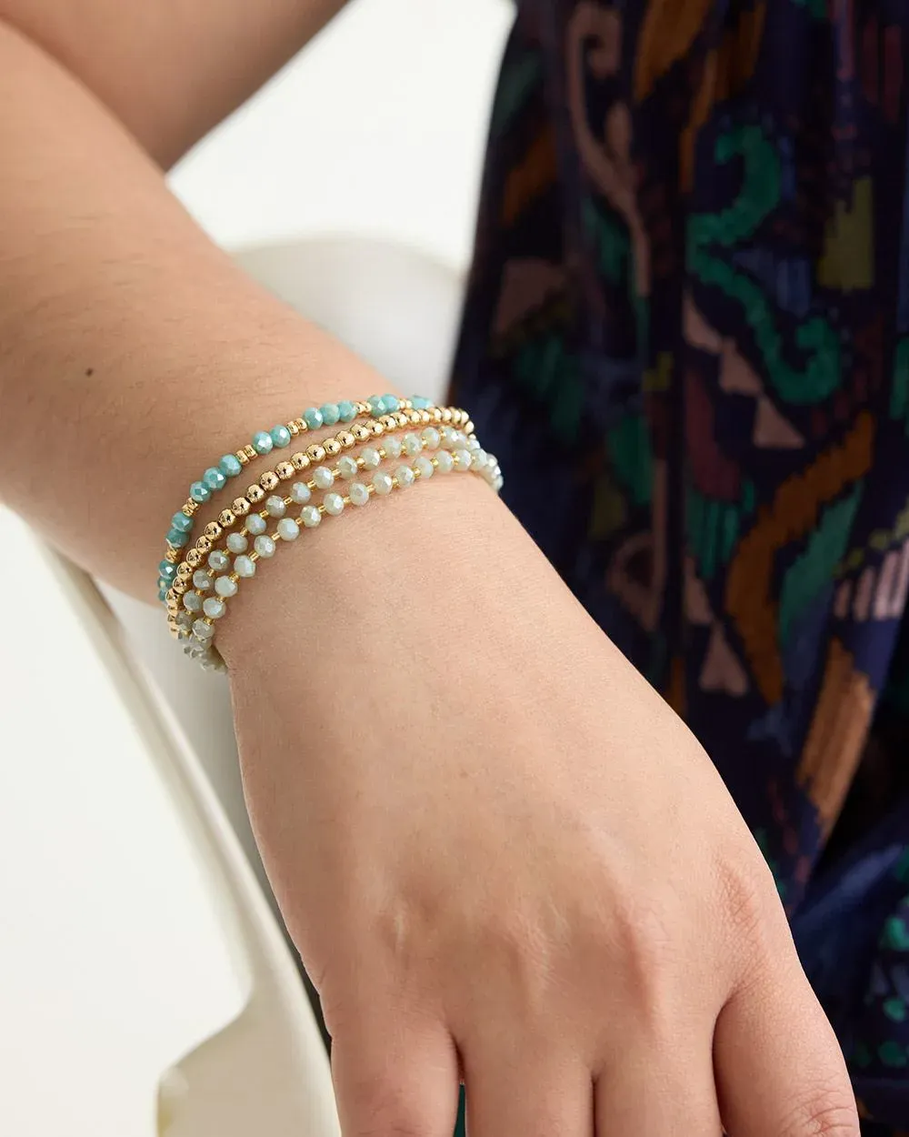 Beaded Elastic Bracelets - Set of 5 sold by Reitmans product image thumbnail 4