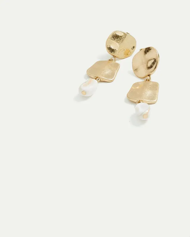 Earrings with 3-Tier Pendant sold by Reitmans