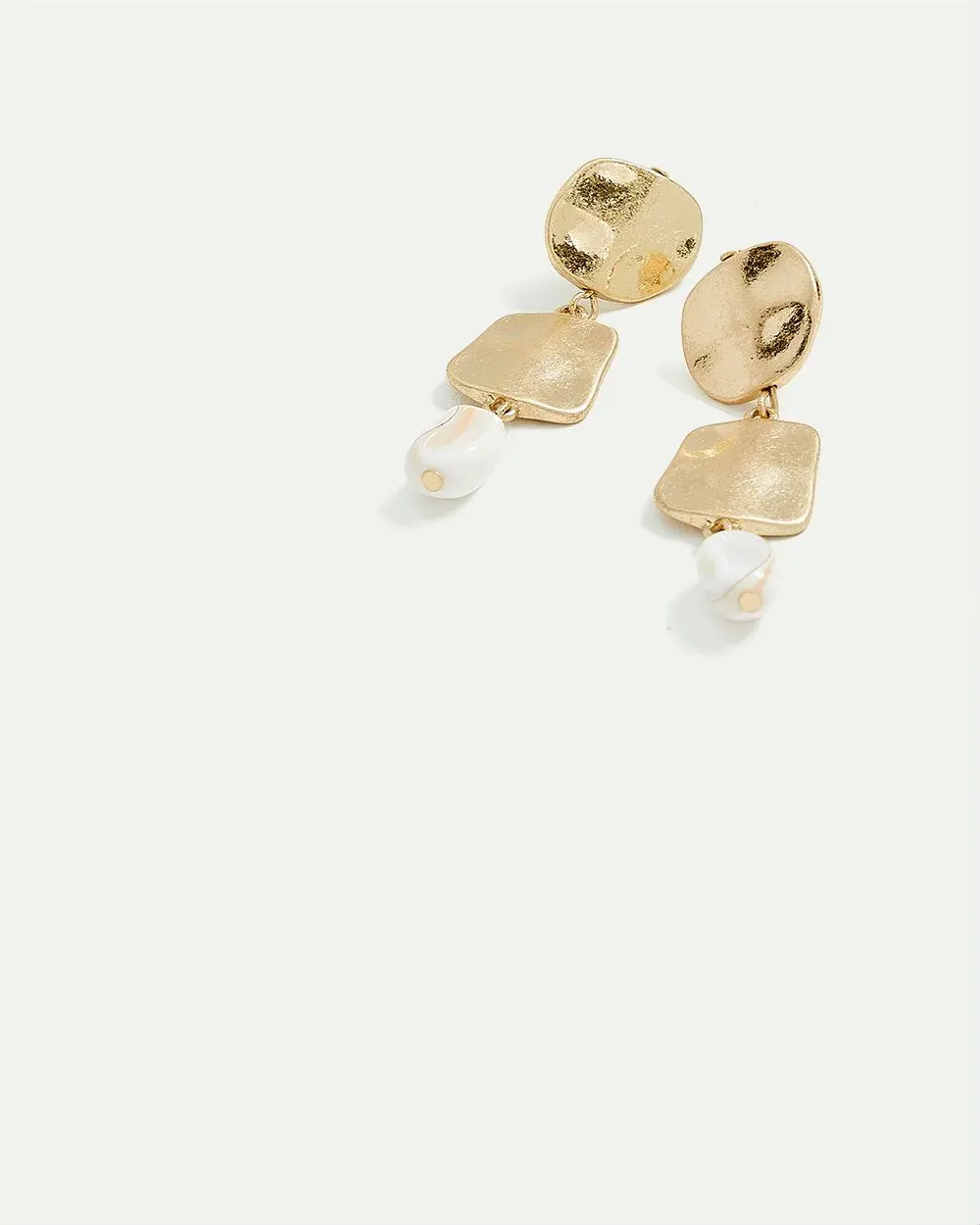 Earrings with 3-Tier Pendant sold by Reitmans product image thumbnail 3