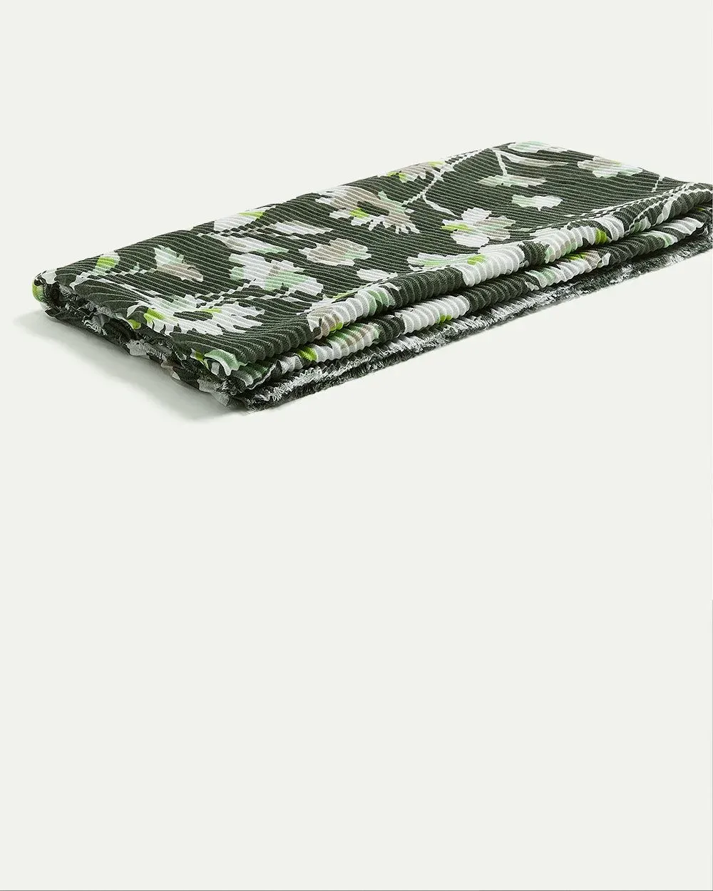 Pleated Scarf with Floral Pattern sold by Reitmans product image thumbnail 5