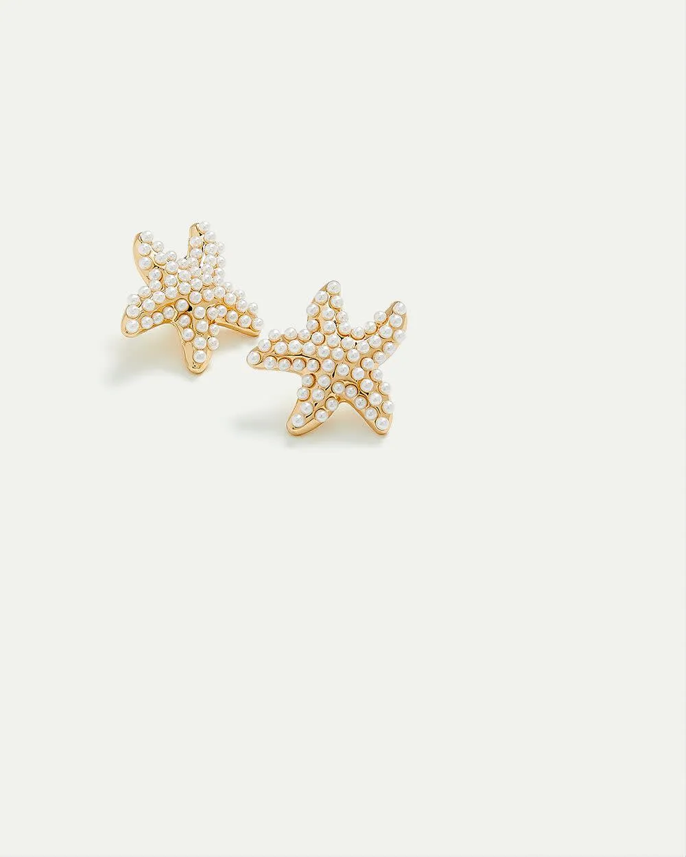 Starfish Earrings with Pearls sold by Reitmans