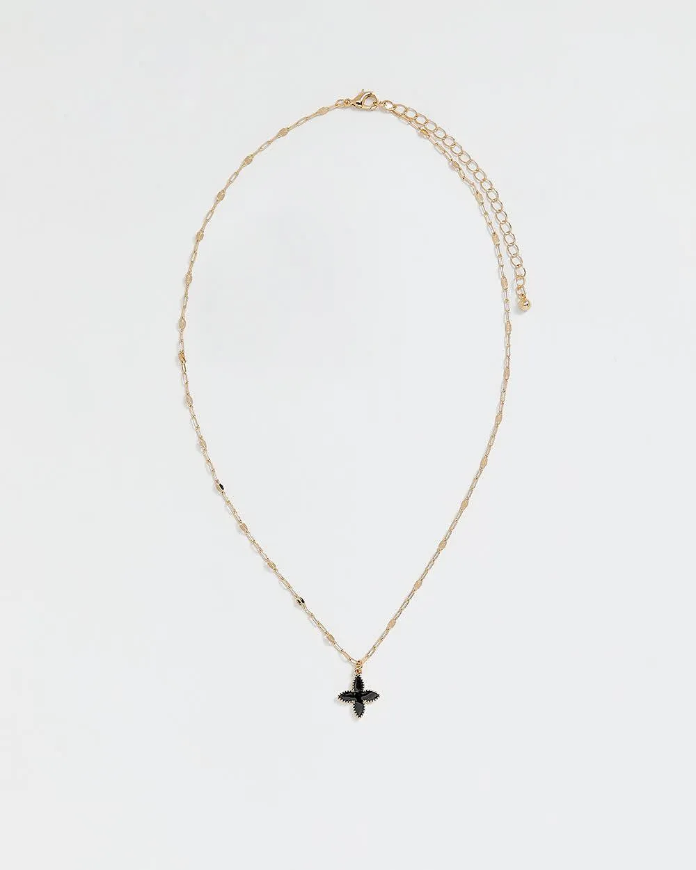 Short Necklace with Flower Pendant sold by Reitmans product image thumbnail 2