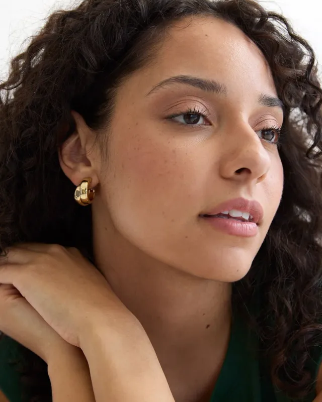 Chunky Intertwined Hoop Earrings sold by Reitmans