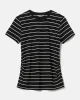 Striped Classic-Fit Short-Sleeve Tee - Thyme Maternity sold by Reitmans