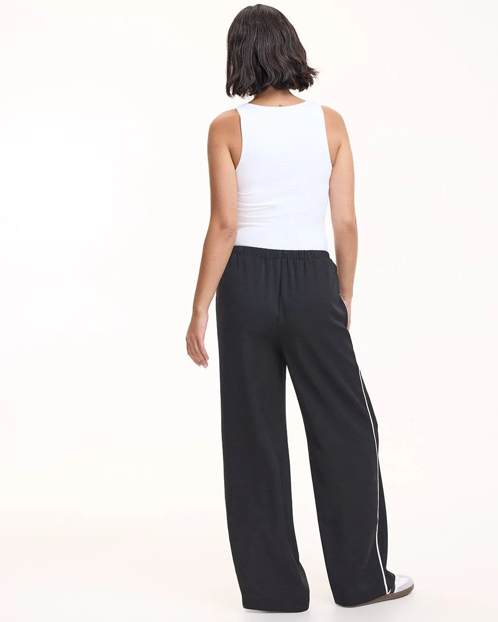 Wide-Leg Pull-On High-Rise Pant - Petite sold by Reitmans product image thumbnail 2