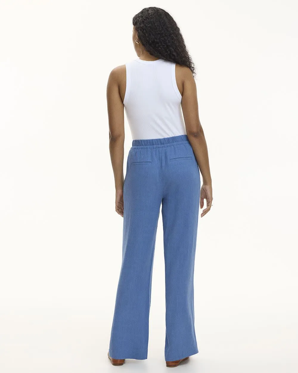 Wide-Leg Linen-Blend Pant - Tall sold by Reitmans product image thumbnail 2