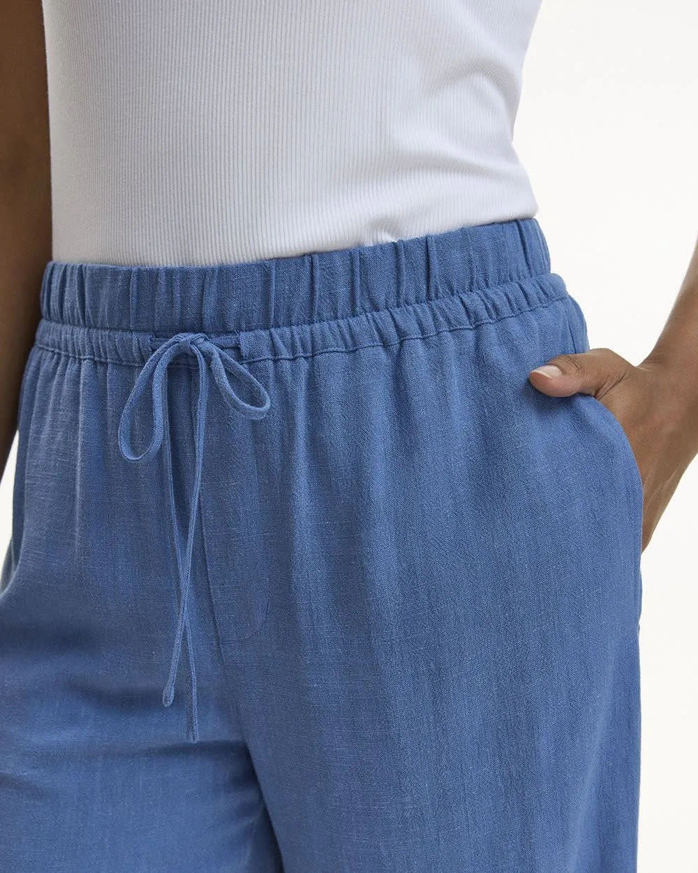 Wide-Leg Linen-Blend Pant - Tall sold by Reitmans product image thumbnail 5