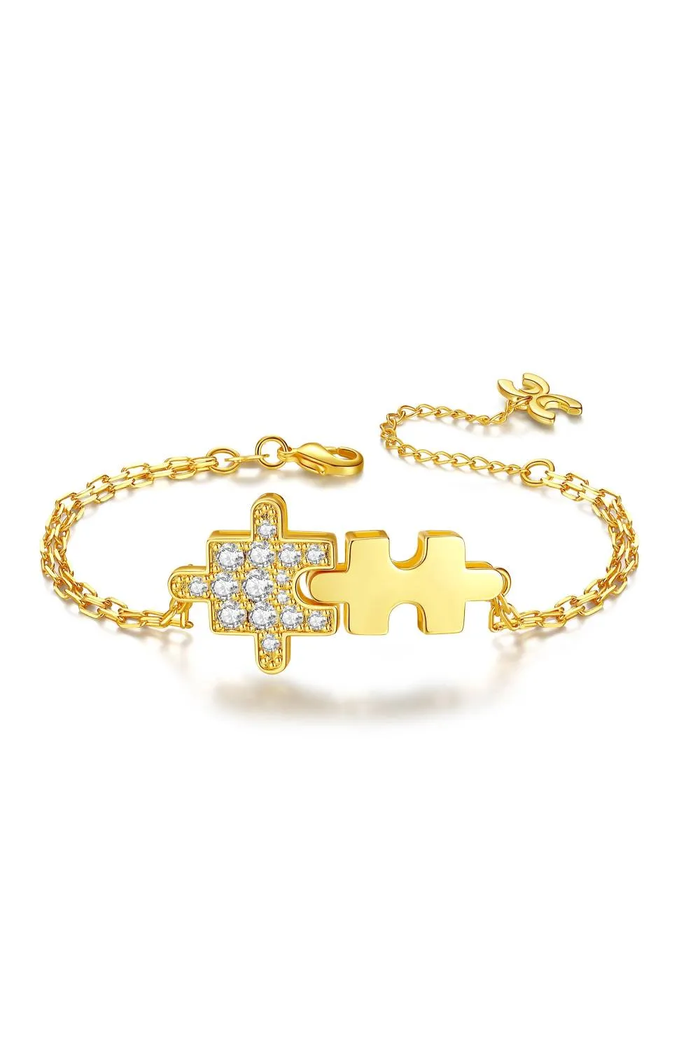 Classicharms-Jigsaw Puzzle Bracelet sold by Reitmans