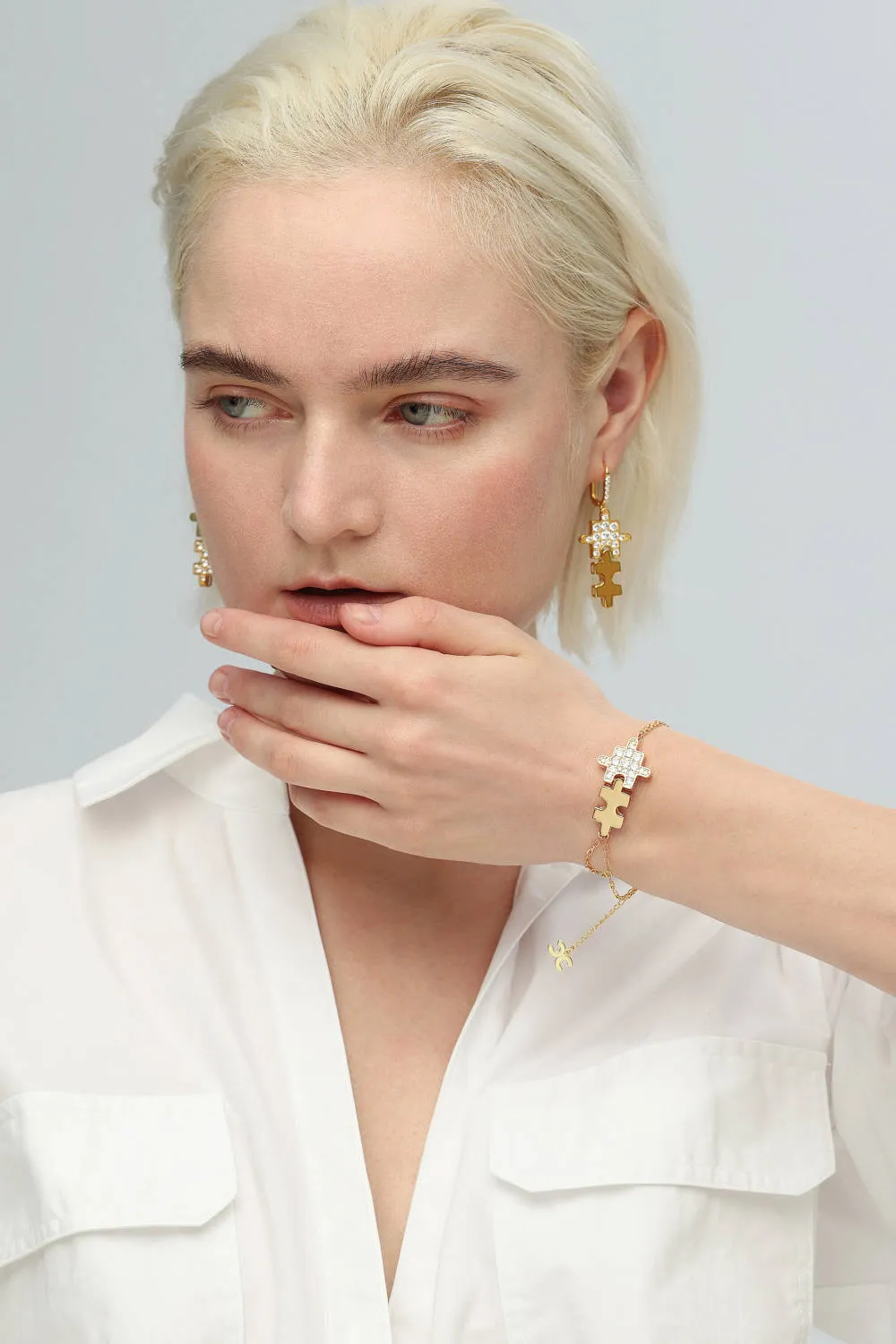 Classicharms-Jigsaw Puzzle Bracelet sold by Reitmans product image thumbnail 2