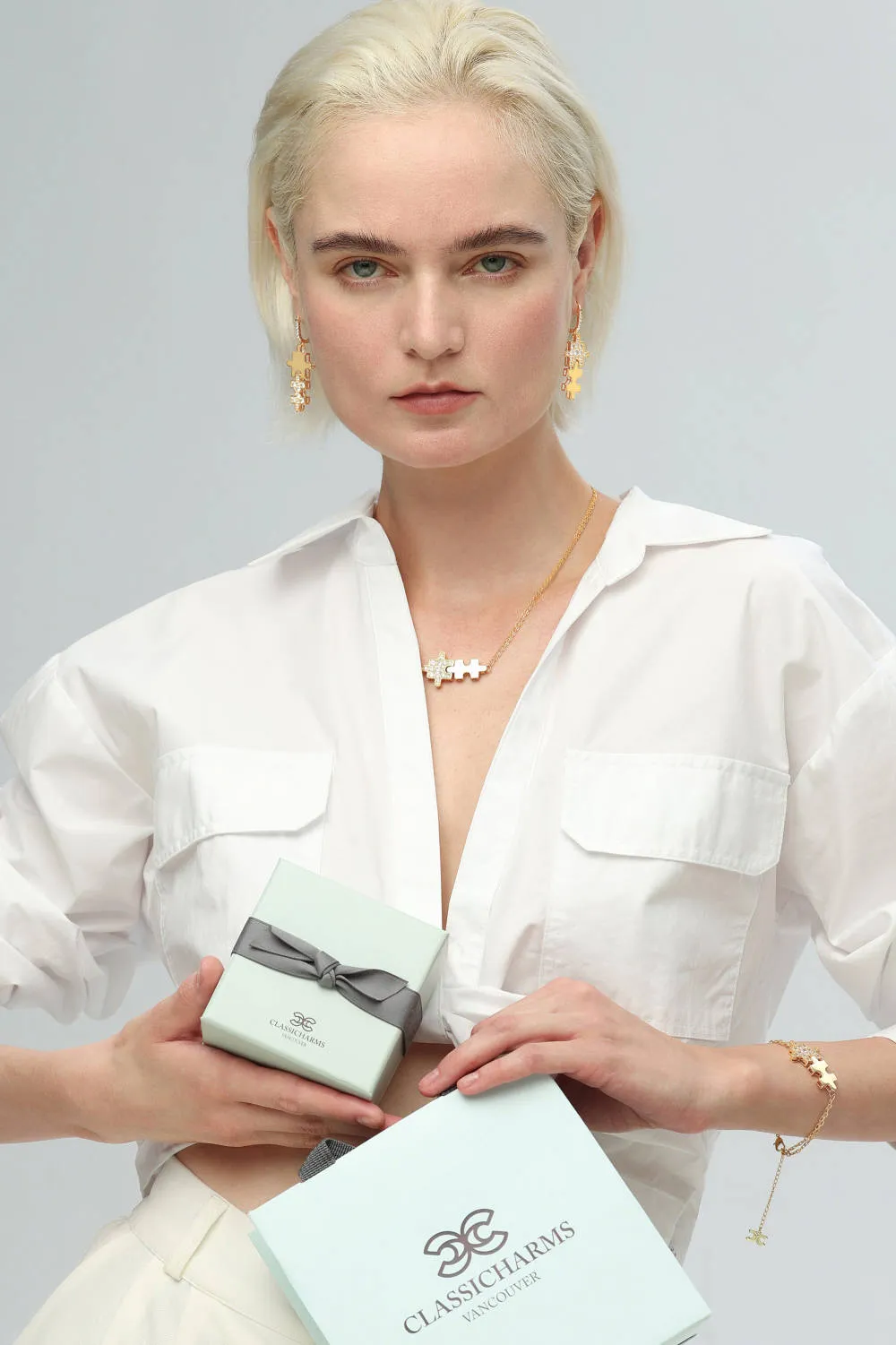 Classicharms-Jigsaw Puzzle Bracelet sold by Reitmans product image thumbnail 4