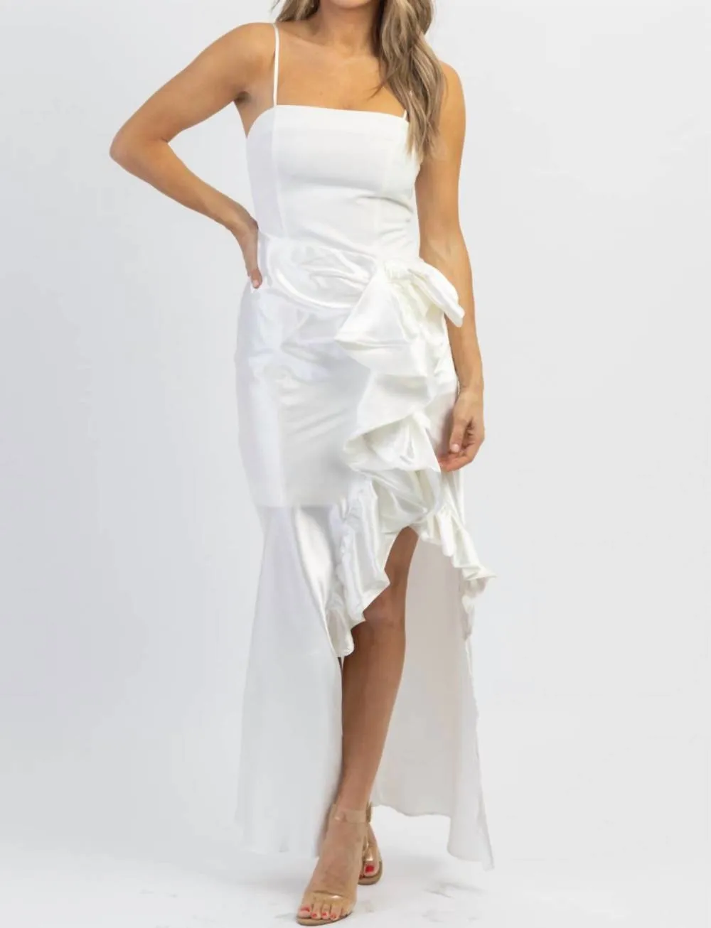 MABLE - Siobhan Side Ruffle Dress sold by Reitmans product image thumbnail 2