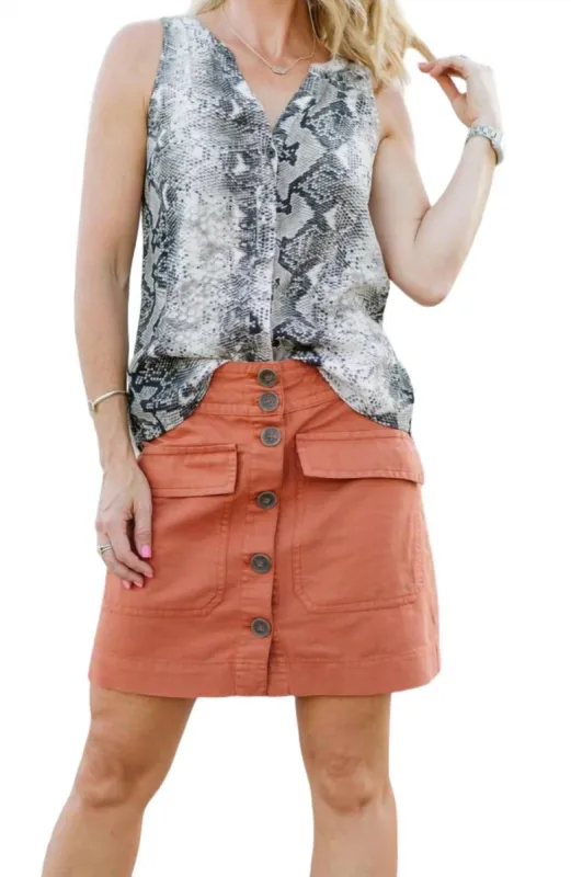 Sanctuary - Desert Button-Front Skirt sold by Reitmans