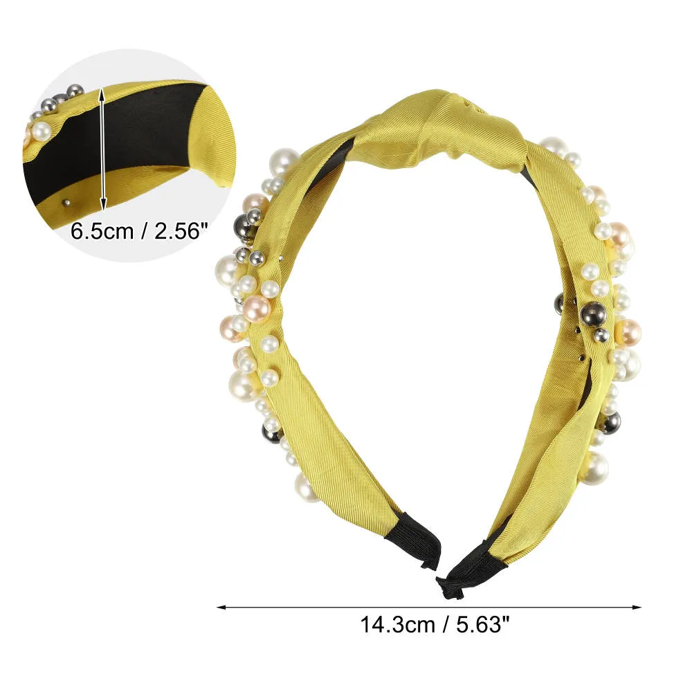 Unique Bargains - Faux Pearl Bead Fashion Knotted Headband sold by Reitmans product image thumbnail 4