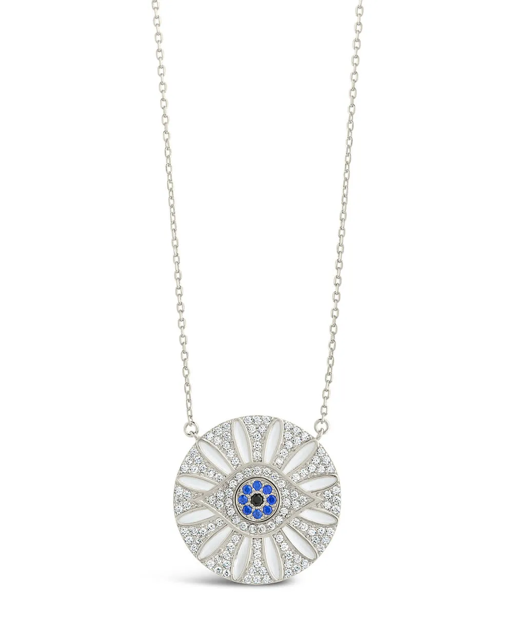 Sterling Forever - Evil Eye & Cz Petal Pendant sold by Reitmans product image thumbnail 2