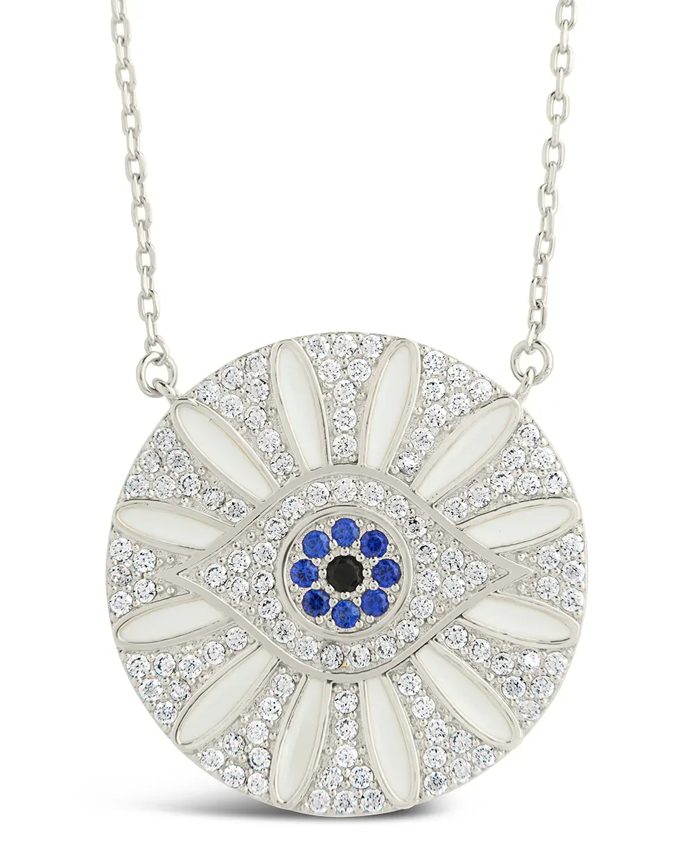 Sterling Forever - Evil Eye & Cz Petal Pendant sold by Reitmans product image thumbnail 4