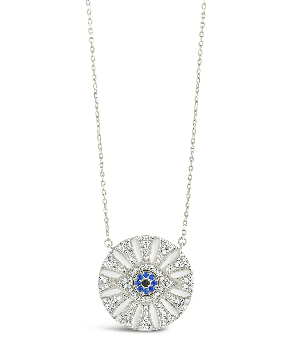 Sterling Forever - Evil Eye & Cz Petal Pendant sold by Reitmans product image thumbnail 5
