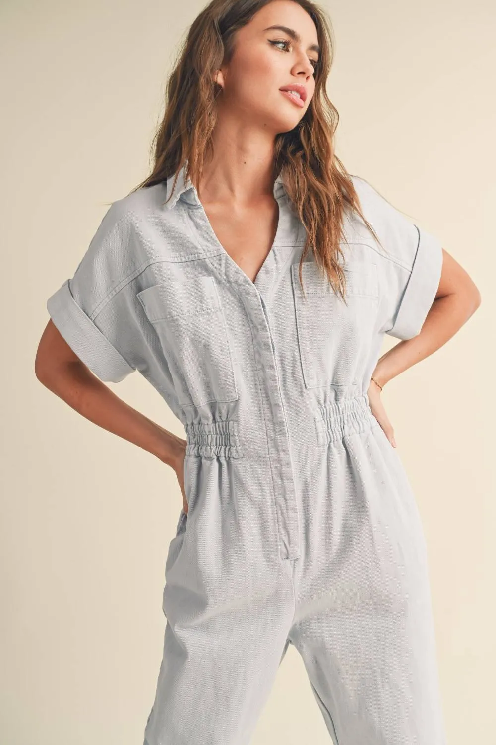 Evercado - Cotton Denim Comfy Jumpsuit sold by Reitmans product image thumbnail 2
