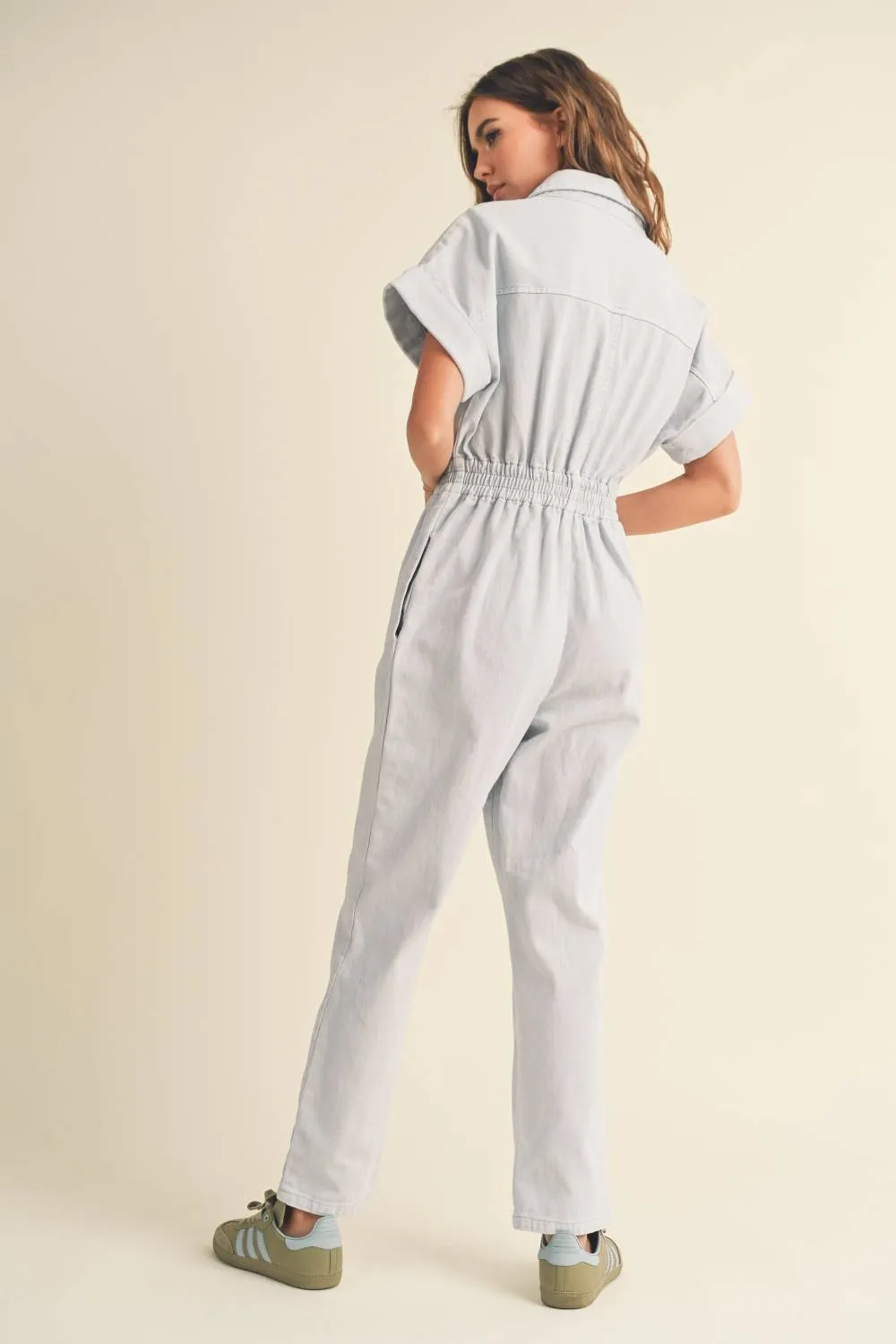 Evercado - Cotton Denim Comfy Jumpsuit sold by Reitmans product image thumbnail 3