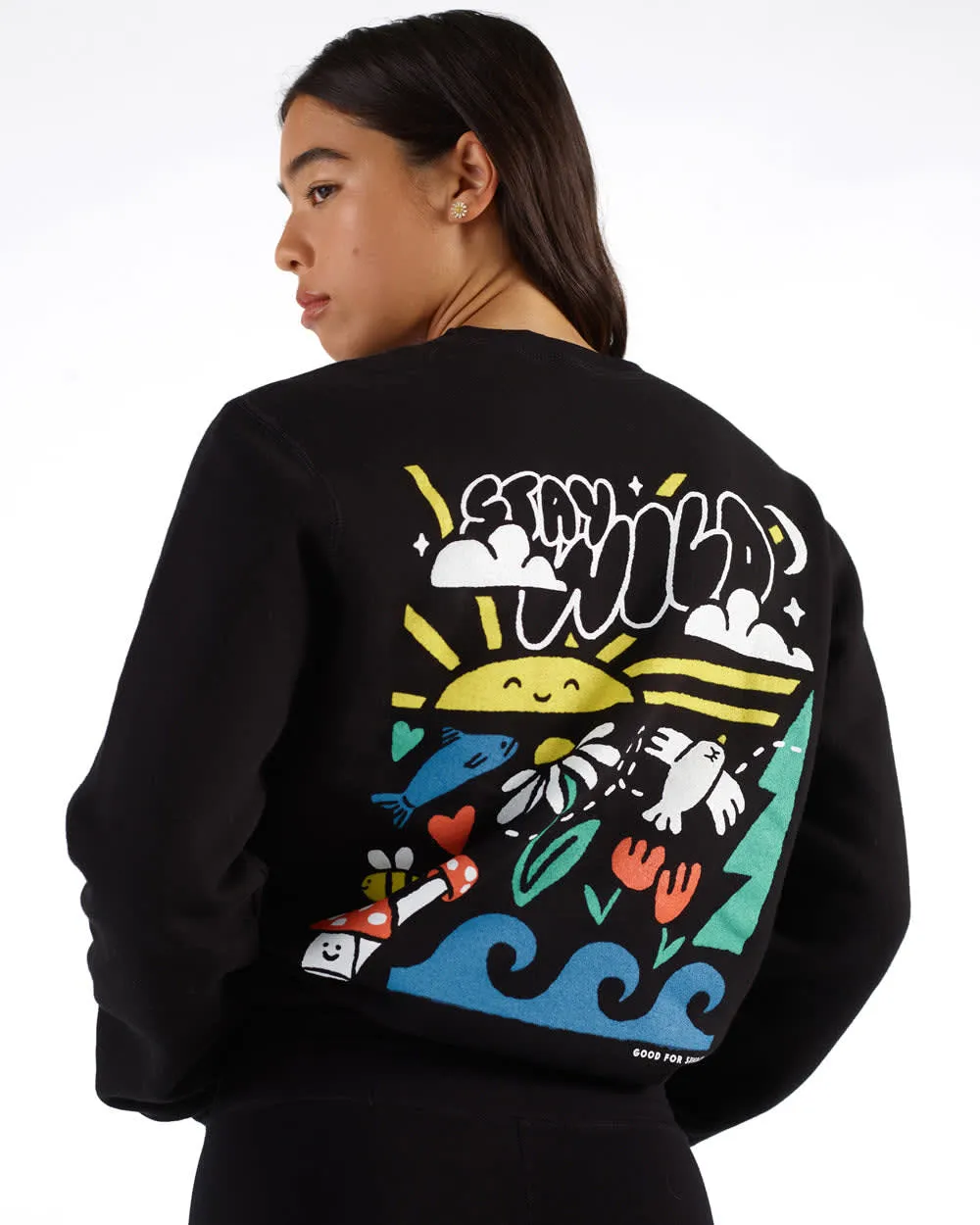 Stay Wild EcoFleece Crewneck sold by Reitmans product image thumbnail 2