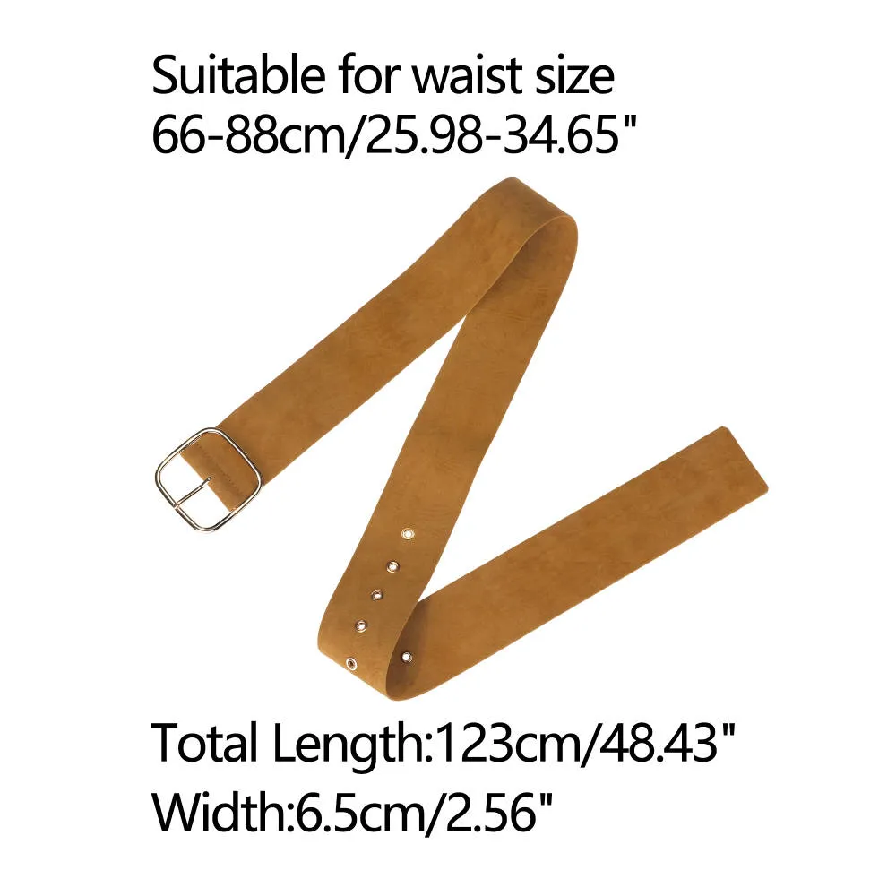 Allegra K- Wide Waist Belts Chunky Buckle Adjustable sold by Reitmans product image thumbnail 4