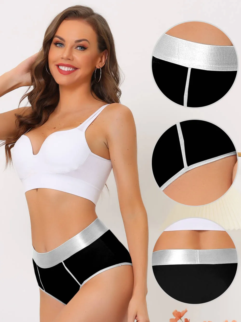 Allegra K- High Waisted Tummy Control Brief Panties sold by Reitmans product image thumbnail 3
