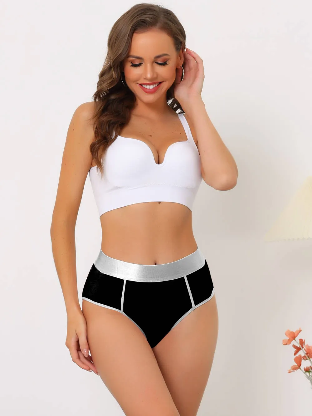 Allegra K- High Waisted Tummy Control Brief Panties sold by Reitmans product image thumbnail 4
