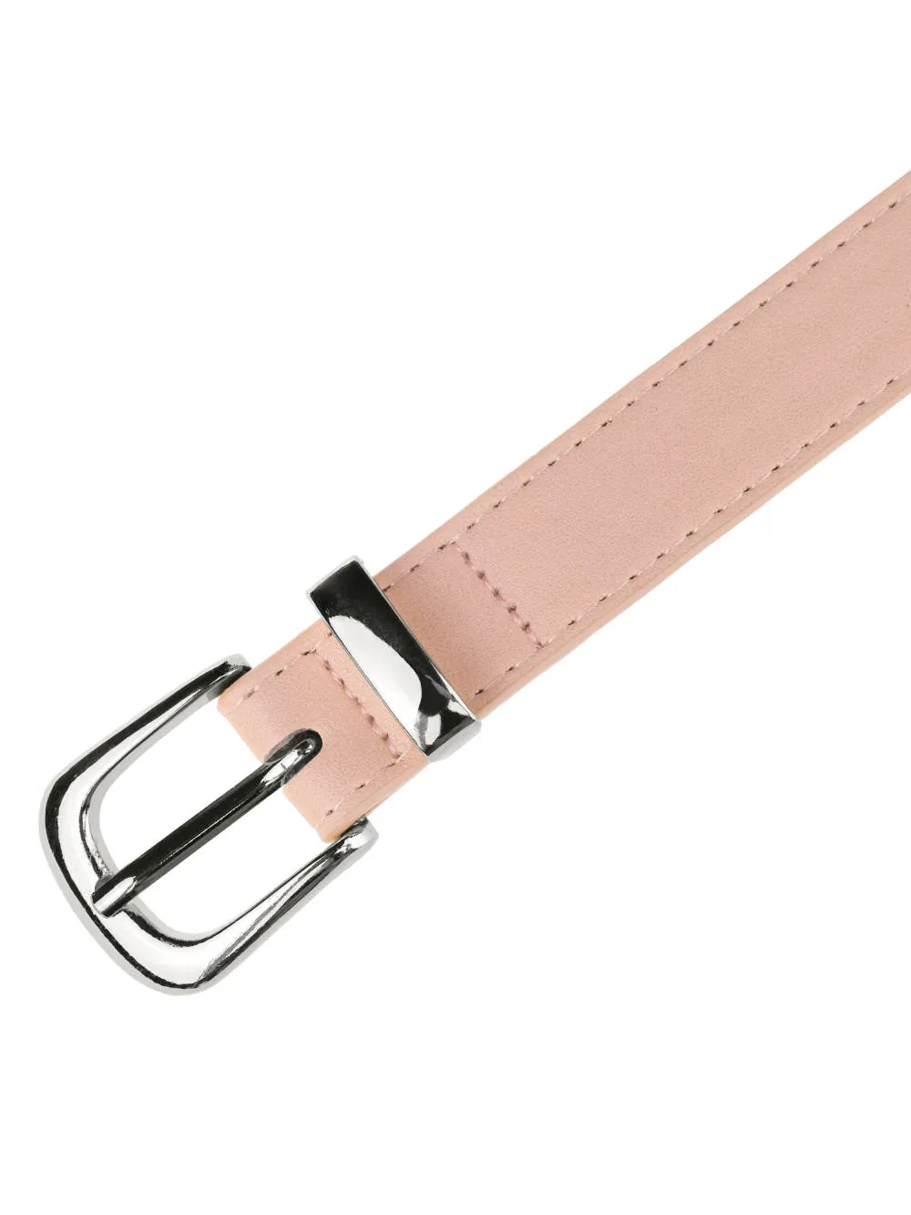 Allegra K- Faux Leather Silver Buckle Waist Belt sold by Reitmans product image thumbnail 2