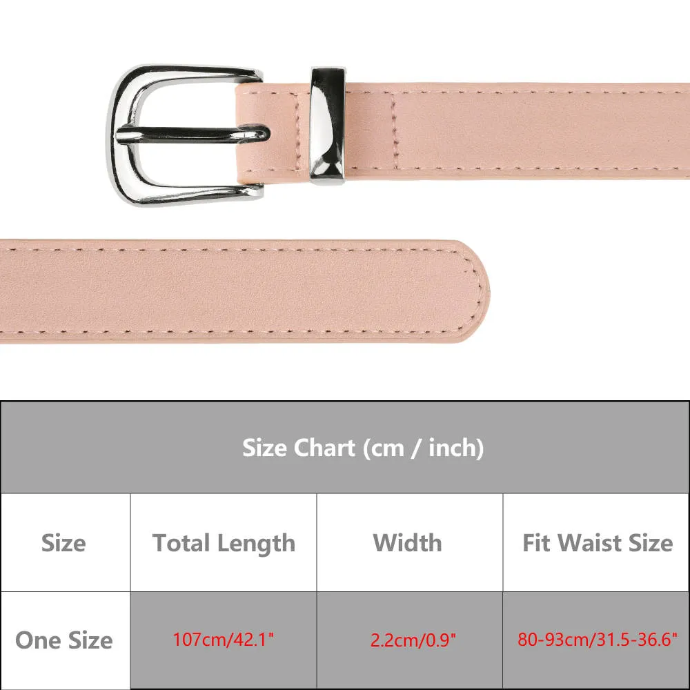 Allegra K- Faux Leather Silver Buckle Waist Belt sold by Reitmans product image thumbnail 4